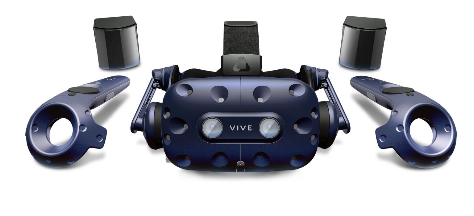 HTC Vive Pro mit SteamVR Tracking 2.0 für größere virtuelle Arbeitsbereiche - Bild: HTC VIVE