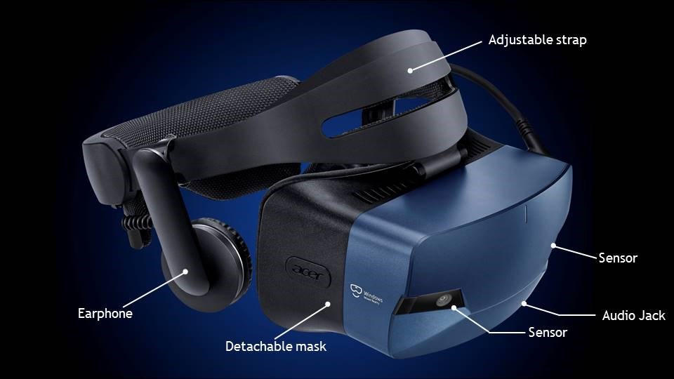 Acer OJO 500 Windows Mixed Reality Headset - Bild: Microsoft Store