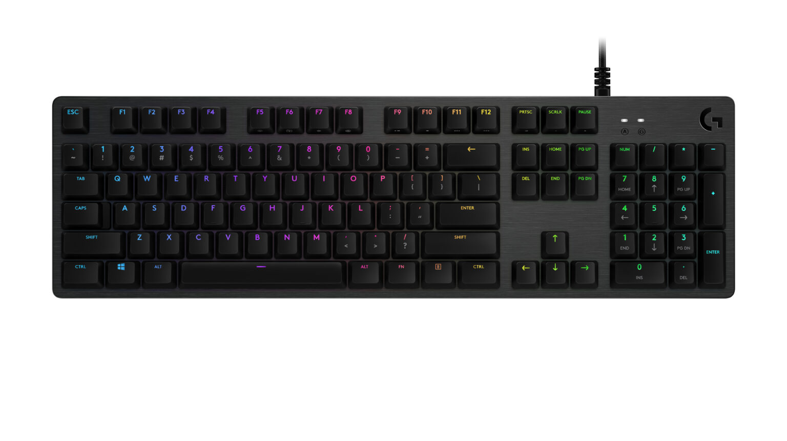 Logitech G512 Gaming-Tastatur mit GX-Blue-Schaltern - Bild: Logitech
