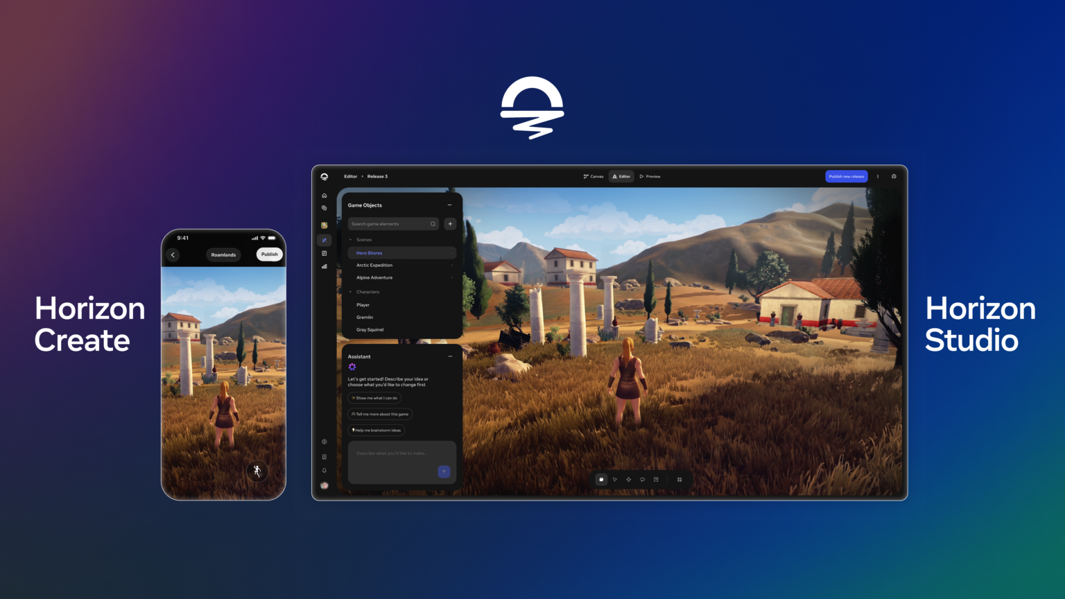Offizielle Vorstellung von Horizon Create und Horizon Studio - Bild: Meta