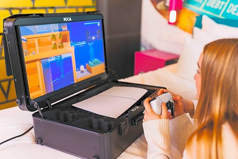 Mobiler Gaming-Koffer des Angebots GAME:NXT im nhow Frankfurt - Bild: nhow Hotels / Minor Hotels