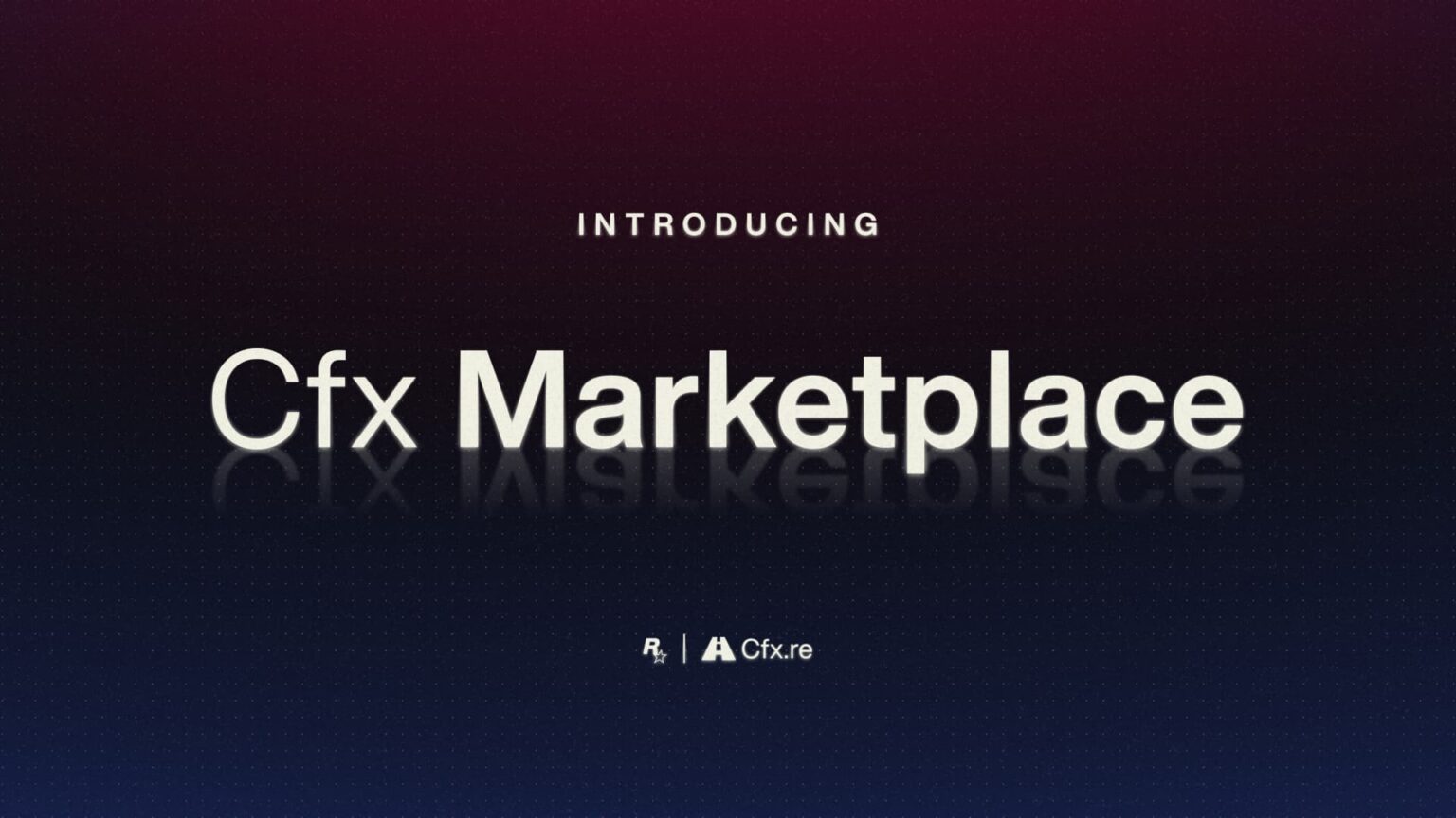 Ankündigungsgrafik zum Cfx Marketplace für Inhalte von FiveM- und RedM-Erstellern - Bild: Cfx.re / Rockstar Games