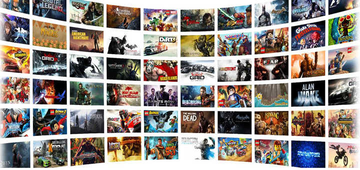 NVIDIA-Motiv mit Spiele-Covern zum Start von GeForce Now 2015 - Bild: NVIDIA