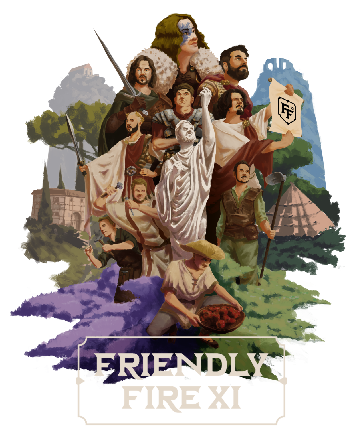 Offizielles Motiv zu Friendly Fire 11 im Stil von Anno 117 - Bild: Ubisoft und Friendly Fire