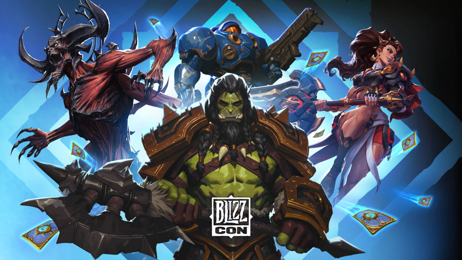 Offizielles Motiv zur BlizzCon 2026 - Bild: Blizzard Entertainment