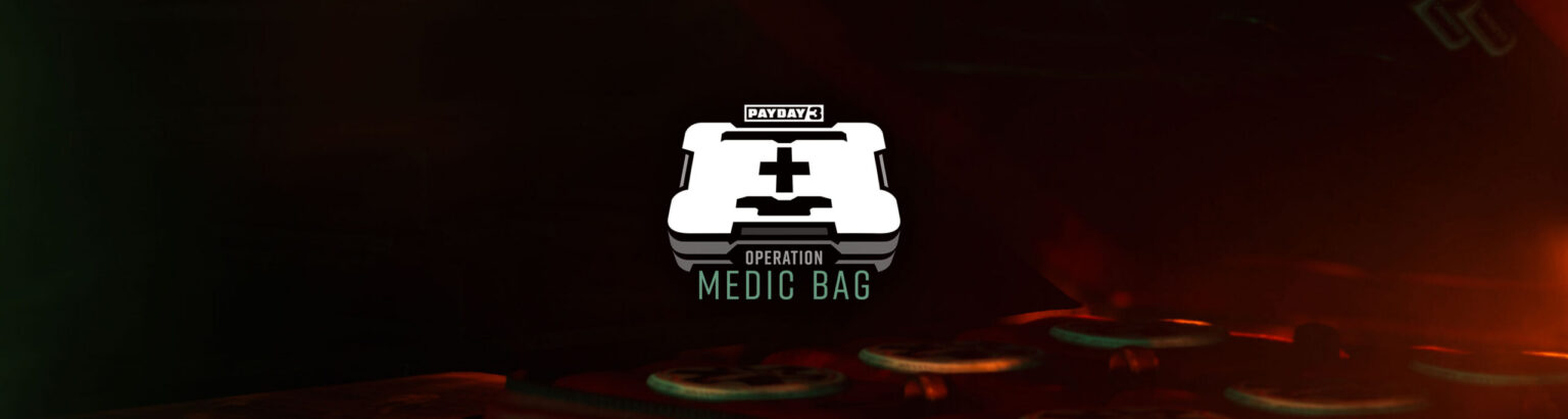 Medizinkoffer und Schriftzug von Operation Medic Bag für Payday 3