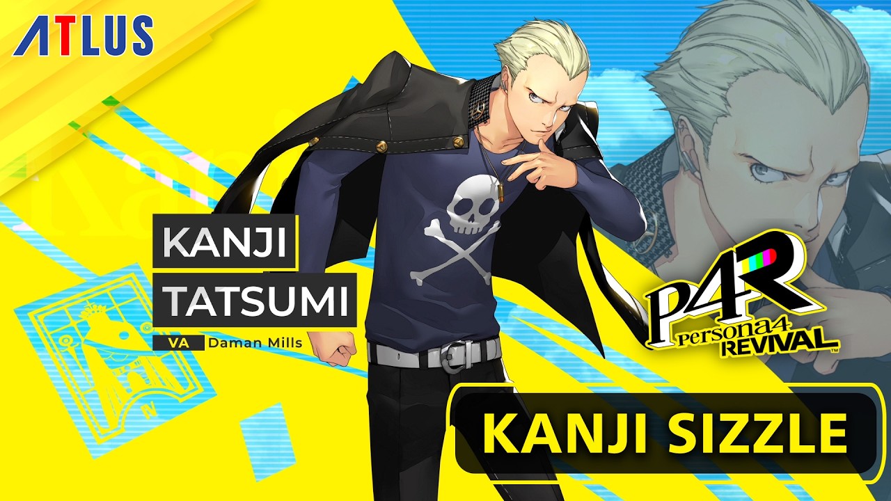 Kanji Tatsumi auf dem offiziellen Trailer-Motiv zu Persona 4 Revival