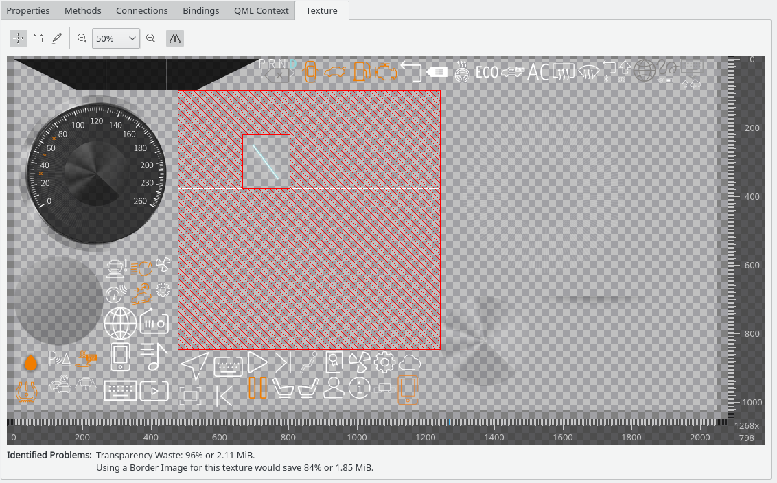 GammaRay Texture Inspector als Bestandteil der Qt Automotive Suite 2.0