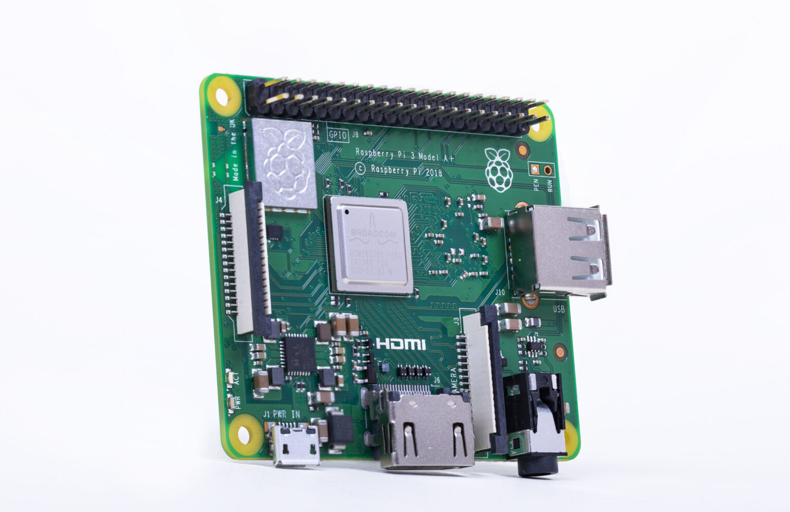 Raspberry Pi 3 Model A+ - Bild: Raspberry Pi