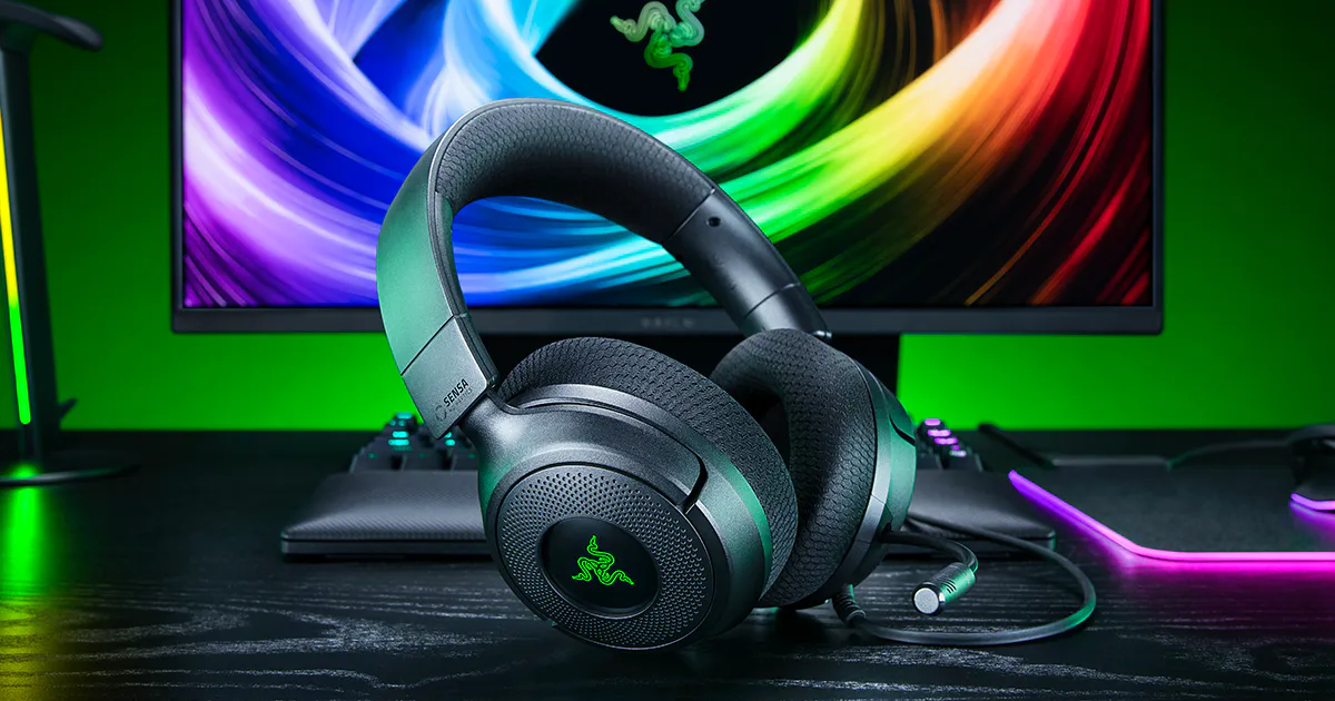 Razer Kraken V4 X Sensa HD Haptics Headset - Bild: Razer