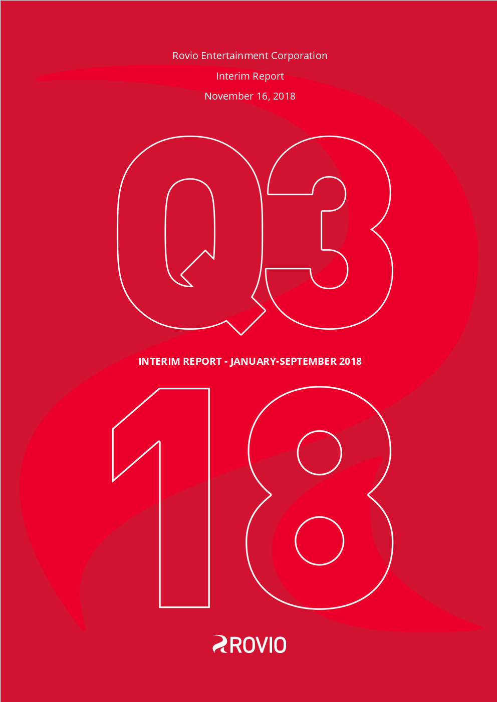 Rovio Q3 2018 Interim Report - Bild: Rovio Entertainment