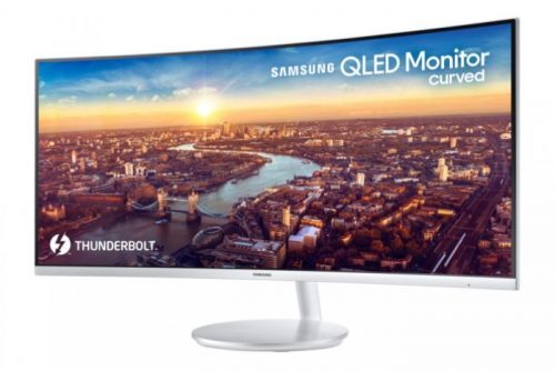 Samsung CJ791 QLED-Monitor mit gebogenem Display