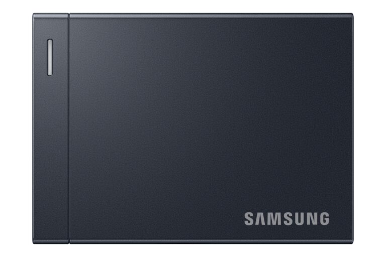 Kantige Samsung Portable SSD P9 mit USB4-Anschluss