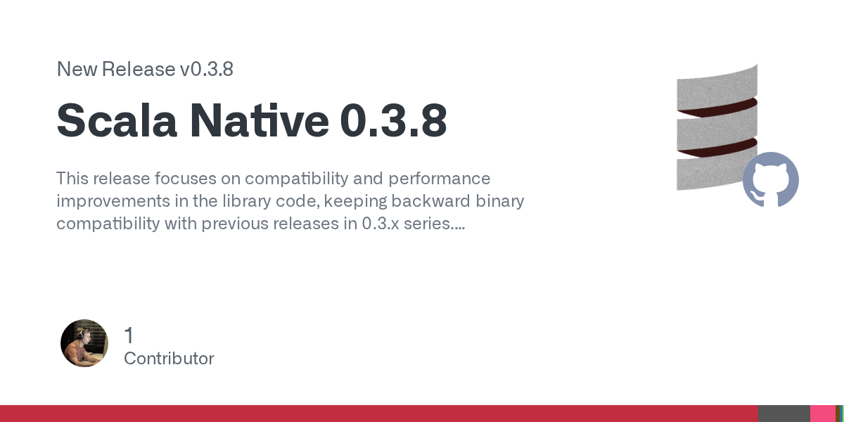 Scala Native 0.3.8 auf GitHub - Bild: Scala Native