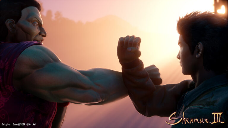 Ryo Hazuki wehrt in Shenmue III einen Schlag ab
