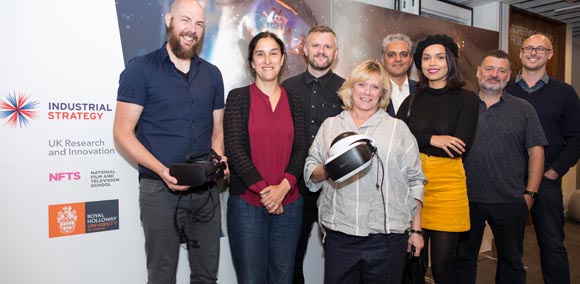Gruppe zur StoryFutures Academy für immersive Medien - Bild: NFTS