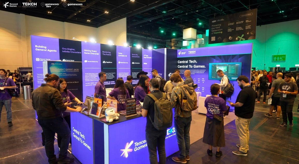 Tencent Games Central Tech auf der gamescom 2026 - Bild: Tencent Games