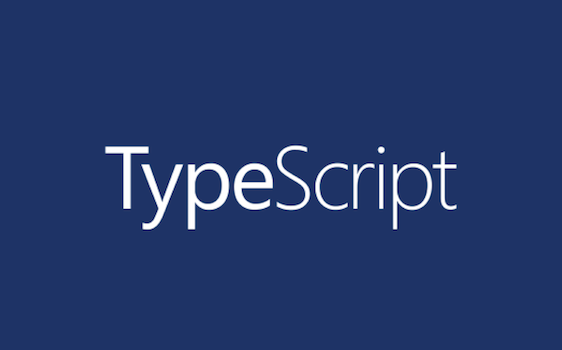 TypeScript 2.8 Logo und Codegrafik