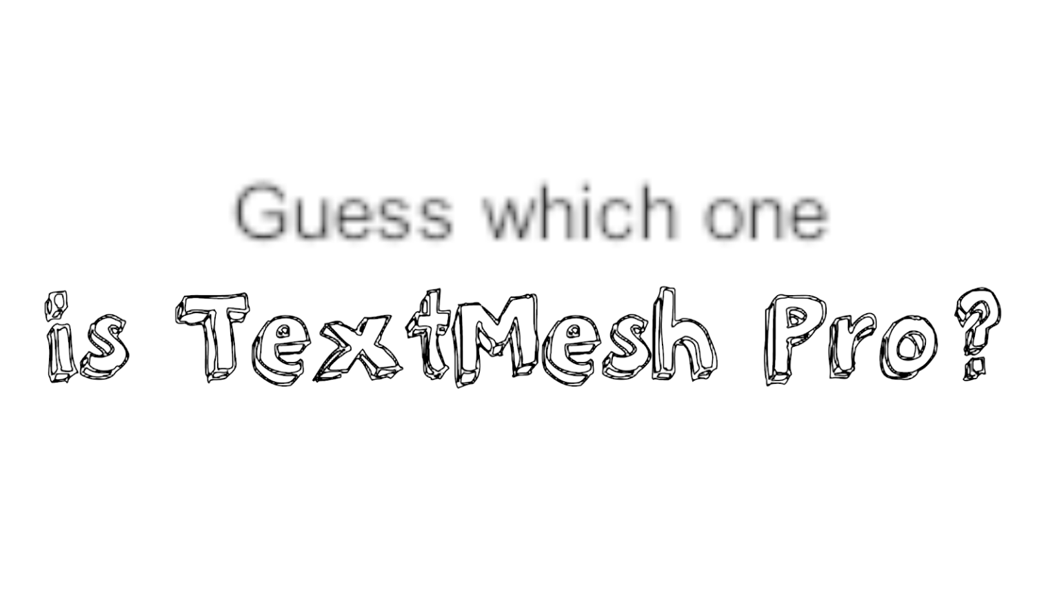 TextMesh Pro in Unity 2018 - Bild: Unity