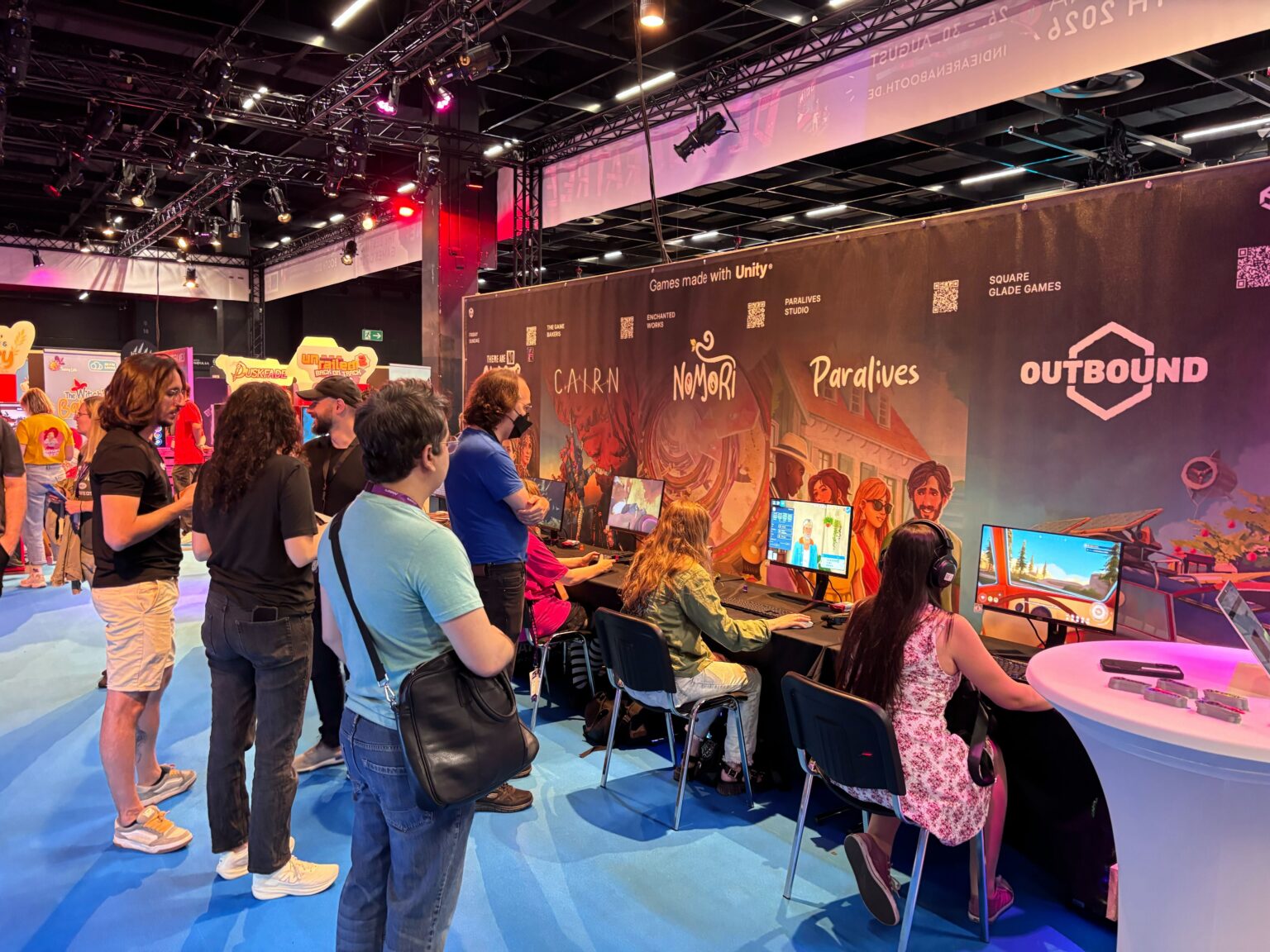 Unity-Präsentationsfläche an der Indie Arena Booth auf der gamescom 2026 - Bild: Unity