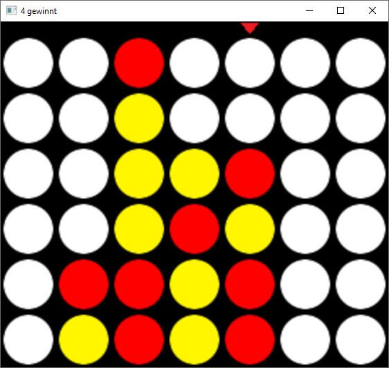 Vier-gewinnt-Spielbrett als C++-Beispiel - Bild: Developer Blog