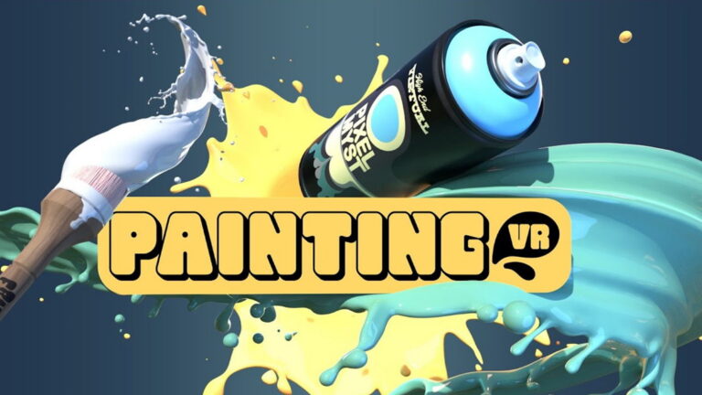 Painting VR: Key-Art mit Pinsel, Spraydose und Farbspritzern - Bild: Oisoi Studio