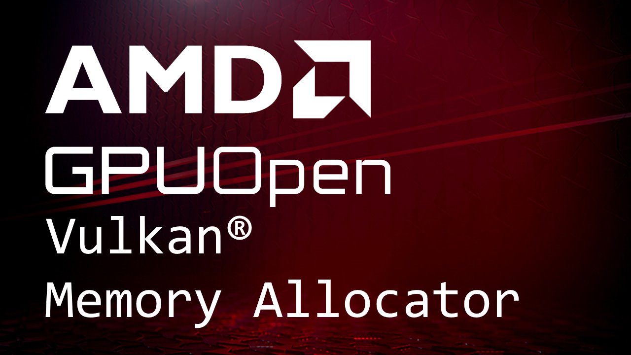 Vulkan Memory Allocator von AMD GPUOpen - Bild: AMD GPUOpen
