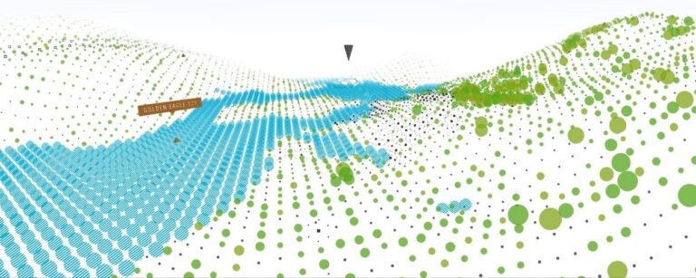 Landschaft aus Bear 71 VR als Punktdarstellung - Bild: National Film Board of Canada / Google