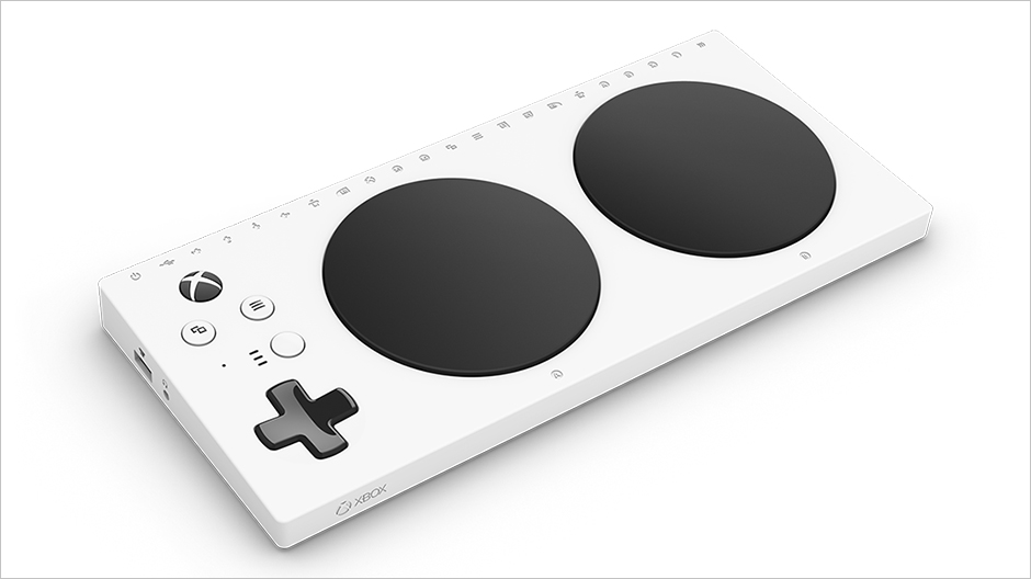 Xbox Adaptive Controller mit anschließbaren Eingabegeräten - Bild: Xbox Wire / Microsoft