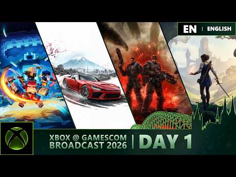 Xbox gamescom Broadcast 2026, Tag 1 - Bild: Xbox auf YouTube