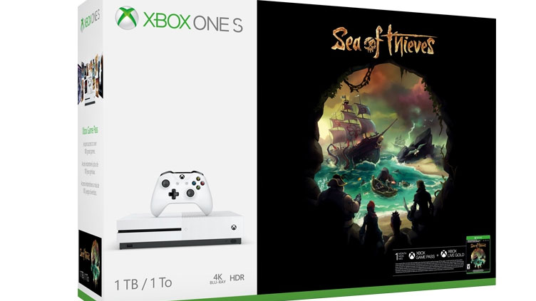 Xbox One S 1 TB im Sea of Thieves Bundle