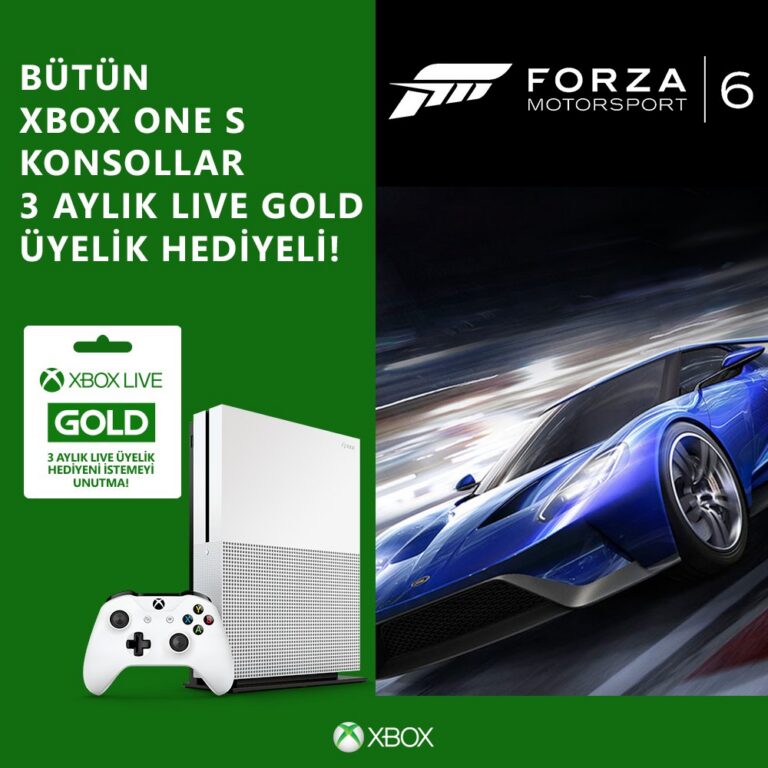 Xbox-Türkiye-Grafik zur Forza-Motorsport-6-Aktion