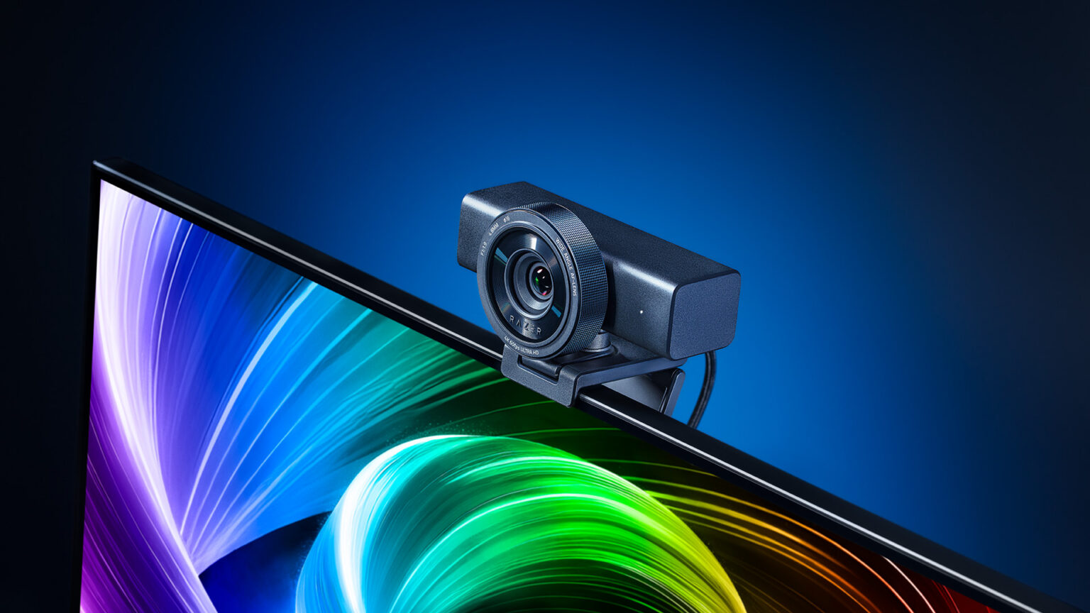 Razer Kiyo V2 Pro mit Monitorhalterung - Bild: Razer