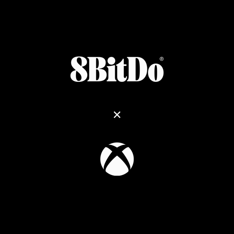 8BitDo- und Xbox-Logos im offiziellen Partnerschaftsmotiv vom Oktober 2019 - Bild: 8BitDo