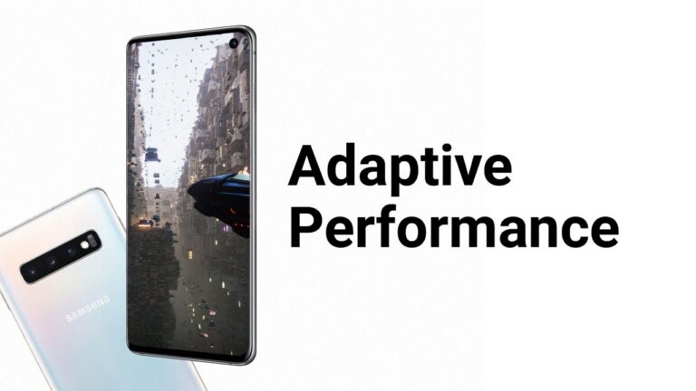 Offizielle Unity-Grafik zu Adaptive Performance mit Megacity auf einem Samsung-Smartphone - Bild: Unity Technologies