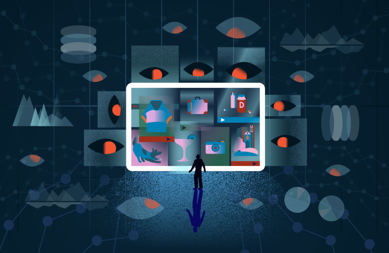 Illustration des Citizen Lab zu Onlinewerbung und digitaler Überwachung - Bild: Citizen Lab