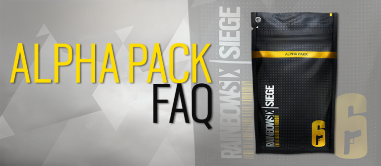 Offizielles FAQ-Motiv mit einem Alpha-Pack aus Rainbow Six Siege - Bild: Ubisoft