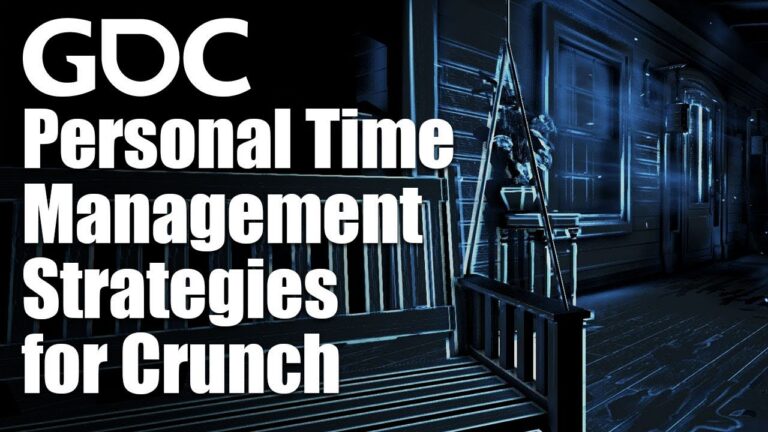 Offizielles GDC-Vorschaubild zum Vortrag über Zeitmanagement und Crunch - Bild: GDC / The Deep End Games