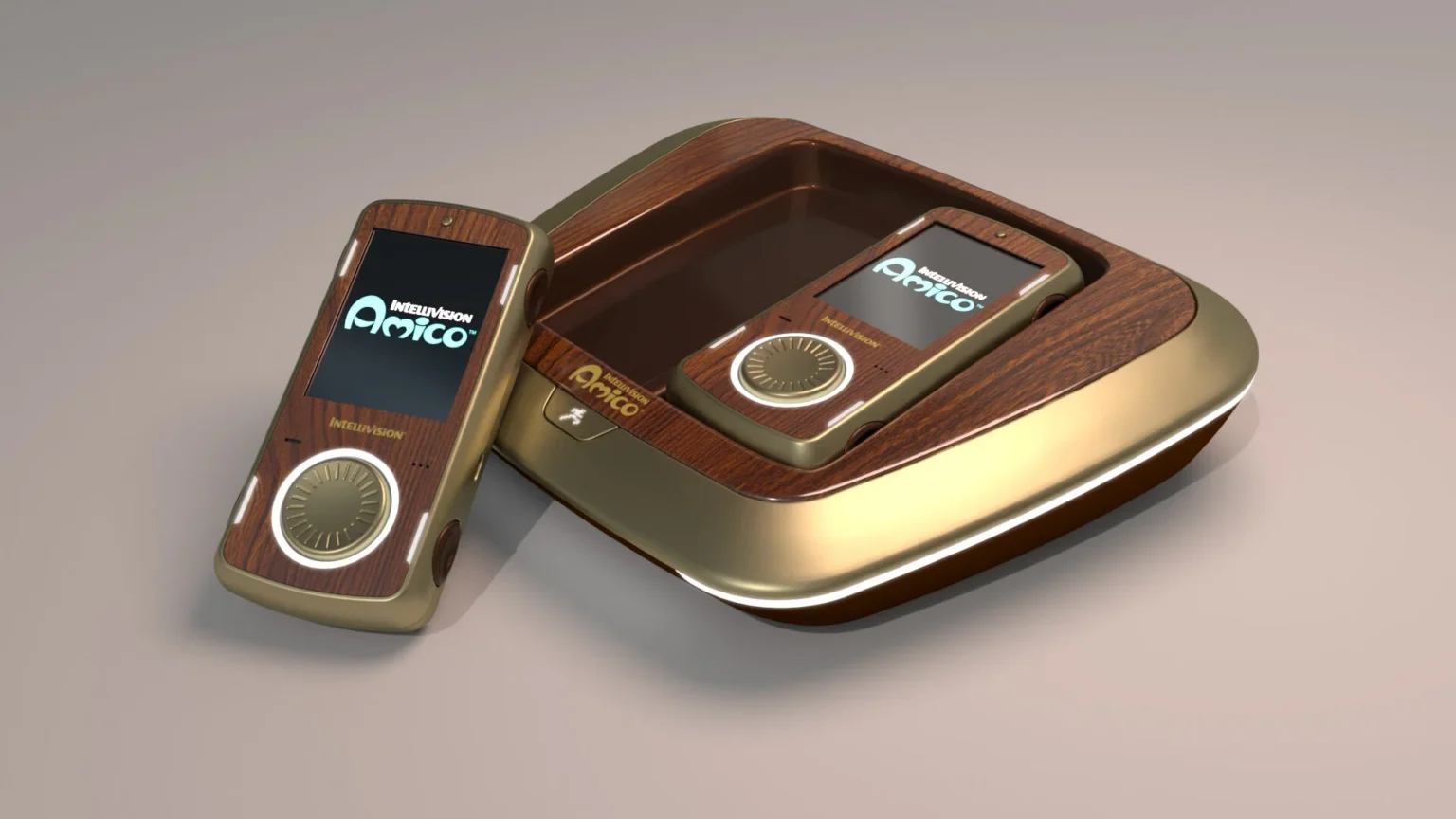Amico-Konsole mit Controllern - Bild: Intellivision Entertainment