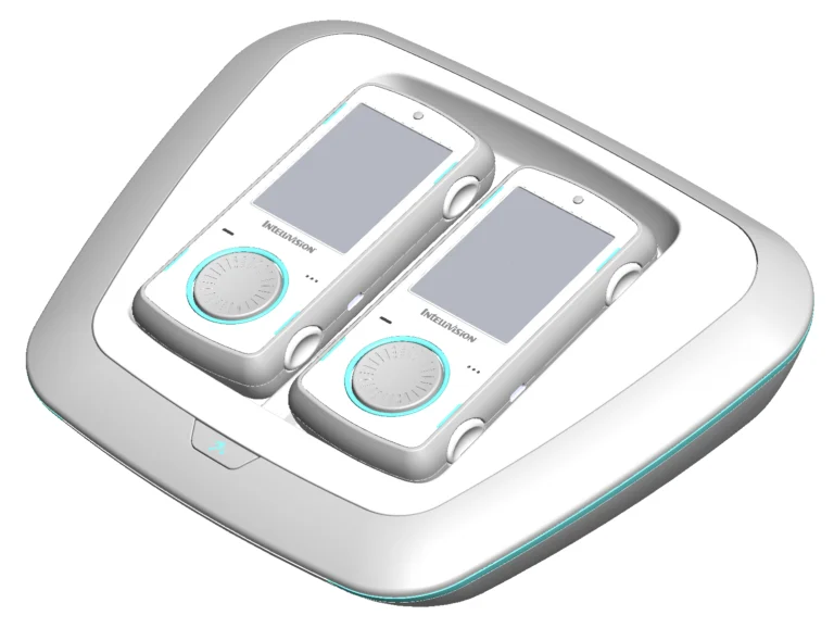 Offizieller Amico-Entwurf mit zwei Controllern aus der Mitteilung vom Dezember 2019 - Bild: Intellivision Entertainment