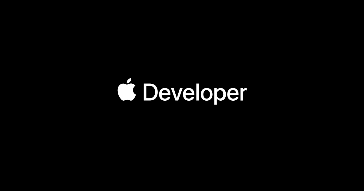 Apple-Developer-Logo auf schwarzem Hintergrund, Symbolbild zur historischen App-Store-Richtlinienänderung, keine Aufnahme der Richtlinien von 2017 - Bild: Apple