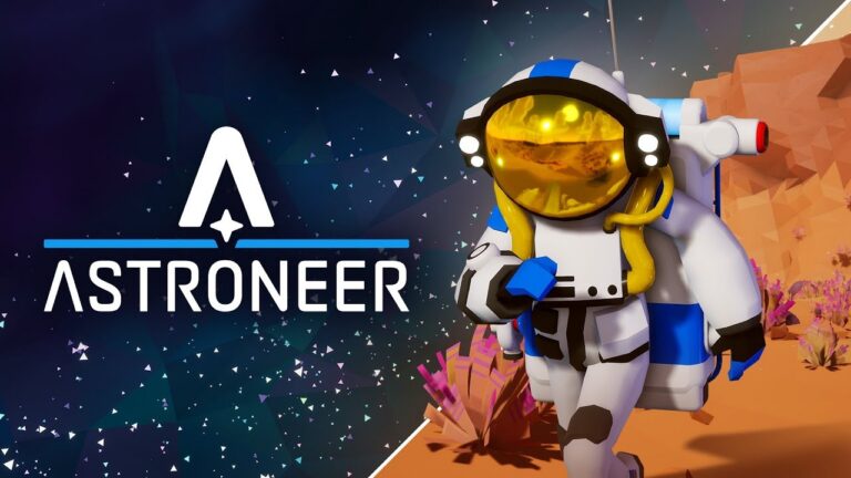 Astroneer-Motiv des offiziellen Release-Trailers mit Astronaut - Bild: System Era