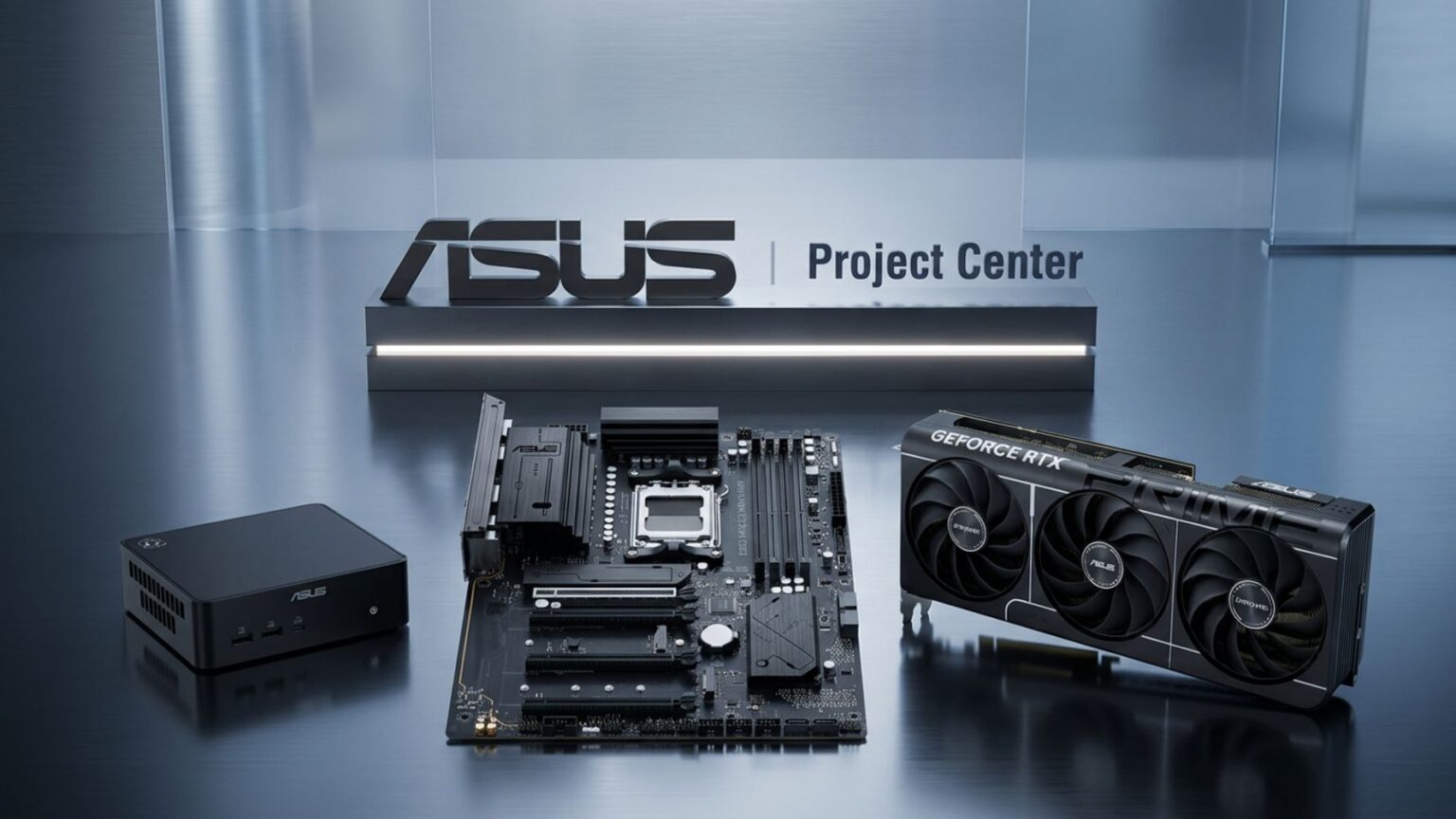Offizielles ASUS-Motiv zur Erweiterung des ASUS Project Center - Bild: ASUS