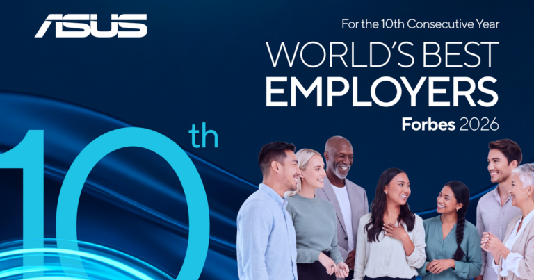 ASUS-Motiv zur Forbes-Arbeitgeberauszeichnung 2026 - Bild: ASUS