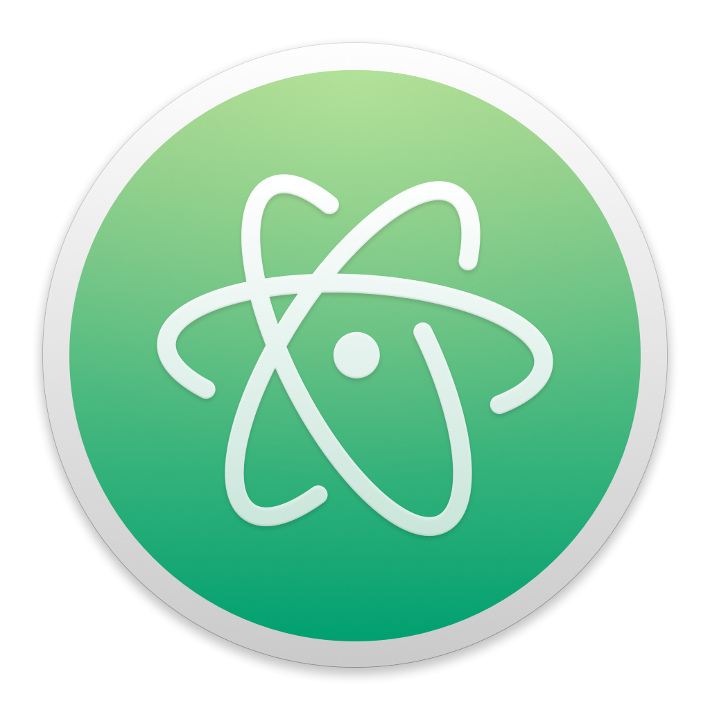 Offizielles Atom-Programmsymbol aus Version 1.24.0, kein Screenshot von Tree-sitter - Bild: GitHub / Atom