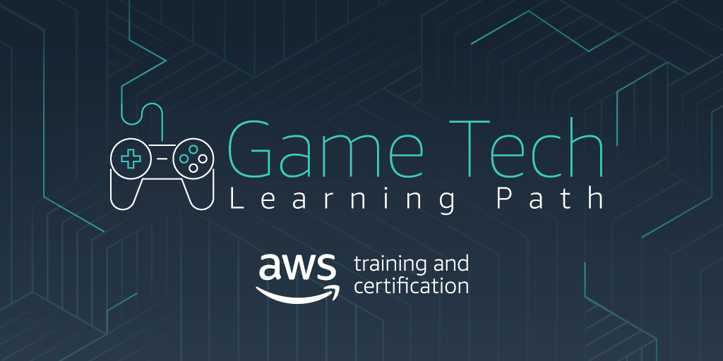 AWS Game Tech Learning Path mit Controller-Symbol und AWS-Training-Logo - Bild: Amazon Web Services