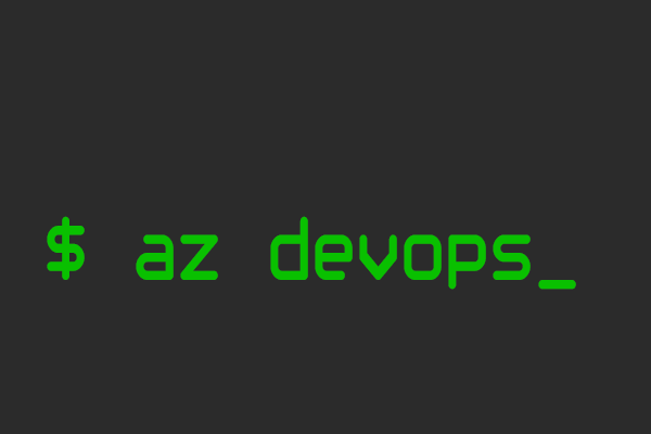 Offizielles Azure-DevOps-CLI-Motiv mit dem Kommando az devops aus dem Microsoft-Entwicklerblog von 2019 - Bild: Microsoft