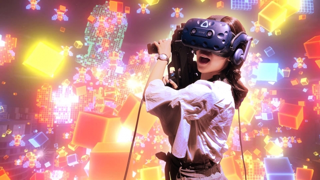 Offizielles Werbemotiv von Bandai Namco Amusement zu VR Zone Osaka aus dem Mai 2018 - Bild: Bandai Namco Amusement