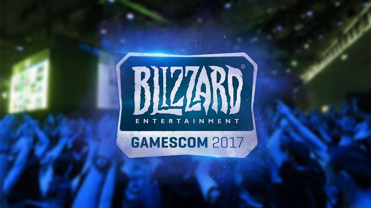 Offizielles Blizzard-Motiv zur gamescom 2017 mit Firmenlogo, keine eigene Messeaufnahme - Bild: Blizzard Entertainment