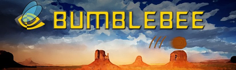 Offizielles Projektmotiv zu Bumblebee 3, Symbolbild zur historischen Ubuntu-Konfiguration - Bild: Bumblebee Project